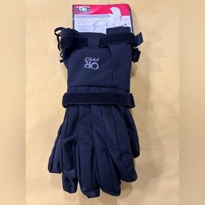 OR PRO Outdoor Research gloves w/liners black size L